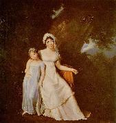 Mme de Stael et sa fille